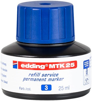 Photos - Felt Tip Pen Edding MTK 25 marker refill Blue 25 ml 1 pc(s) 4-MTK25003 
