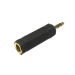 Cables Direct 3-6F3M cable gender changer 3.5mm 6.35mm Black