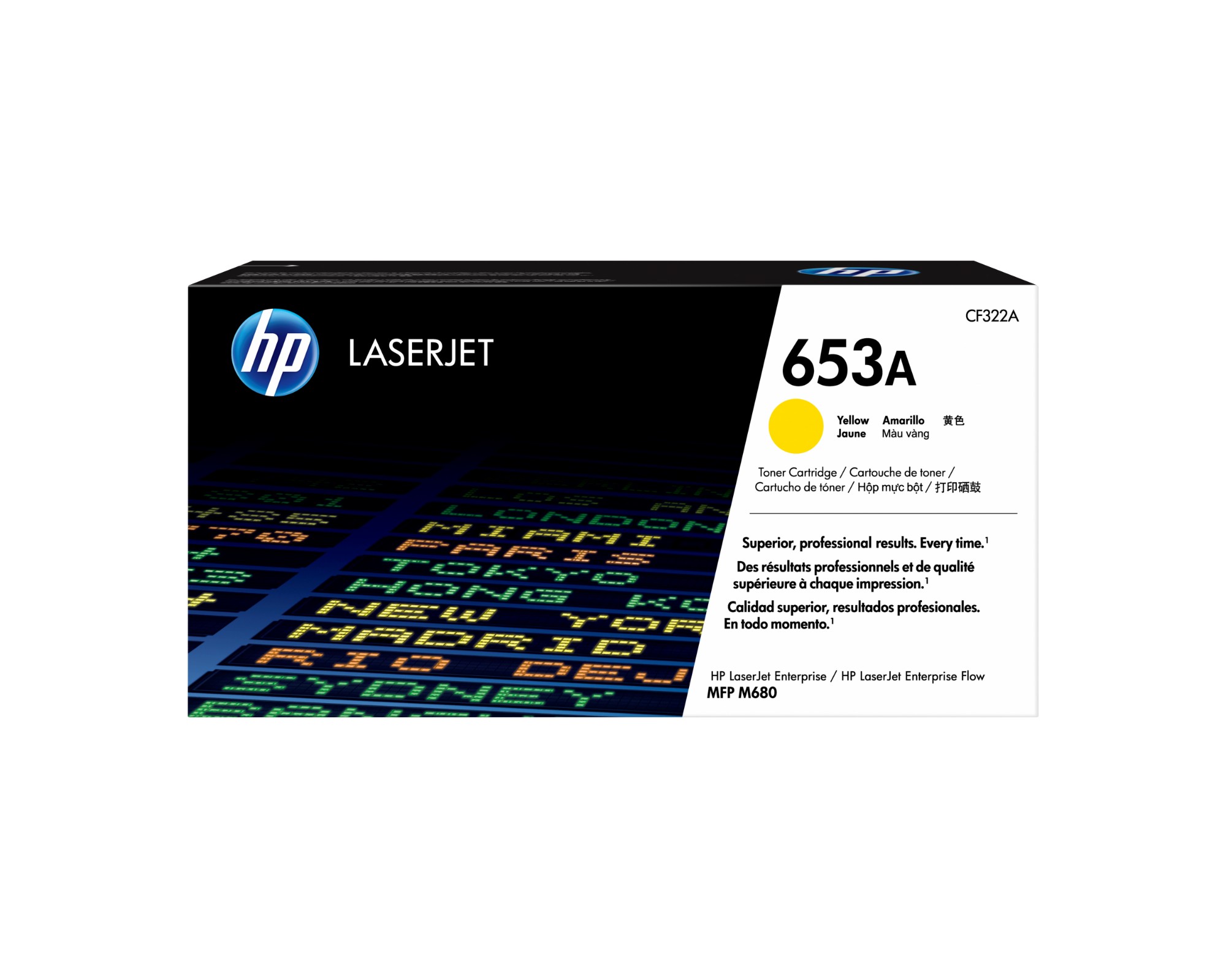 HP CF322A/653A Toner cartridge yellow, 16.5K pages ISO/IEC 19798 for HP Color LaserJet M 680