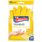 Spontex 12110027 cleaning glove Latex Yellow Female M