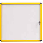 Bi-Office VT6201601511 bulletin board Fixed bulletin board White, Yellow Steel