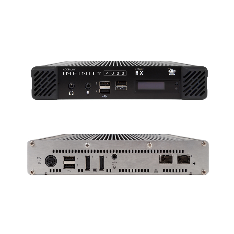 Image of ADDER LINK INFINITY ALIF4001R DUAL HEAD 4K RECEIVER