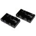 StarTech.com VGA and Audio over Cat5 Extender AV transmitter & receiver Black