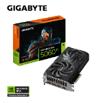 Gigabyte GeForce RTX™ 5060 Ti WINDFORCE OC 8G, 2587 MHz, CUDA 4608, 28 Gbps, GDDR7, 128 bit, PCI-E 5.0, PSU 650W, DisplayPort 2.1b *3 HDMI 2.1b *1