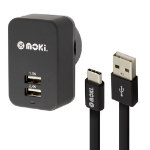 Moki Cable + Wall Black Indoor