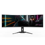 GIGABYTE AORUS CO49DQ OLED Curved Gaming Monitor - 5120x1440(DQHD), 1800R, 144Hz, 0.03ms, KVM, FreeSync Premium Pro, HDMI 2.1