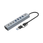 Conceptronic HUBBIES20G 7-Port USB 3.0 Hub, 5Gbps, USB-C x 3, USB-A x 4