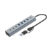 Conceptronic HUBBIES20G 7-Port USB 3.0 Hub, 5Gbps, USB-C x 3, USB-A x 4