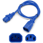 AddOn Networks ADD-C132C1414AWG4FTBE power cable Blue 1.2 m C13 coupler C14 coupler