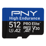 PNY PRO Elite 512 GB MicroSDXC UHS-I Class 10