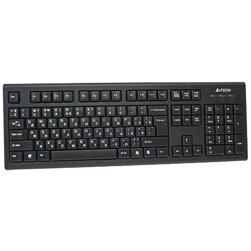 Image of A4Tech KR-85 keyboard USB QWERTY US English Black