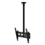 B-Tech Universal Flat Screen Ceiling Mount with Tilt (VESA 400) - 2m Ø50mm Pole