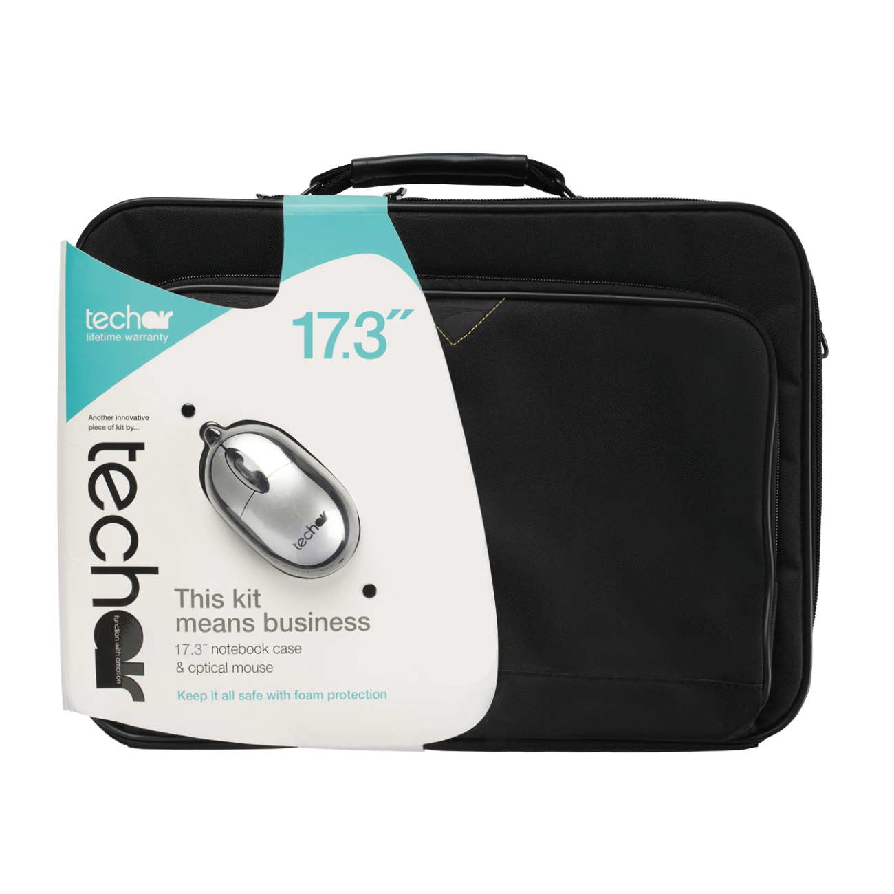 Image of Tech air TABUN33MV4 notebook case 43.9 cm (17.3") Briefcase Black