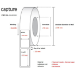 Capture CA-LB3028 printer label White