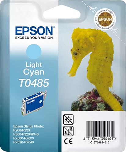 Epson C13T04854010/T0485 Ink cartridge light cyan, 400 pages/5% 13ml for Epson Stylus Photo R 300