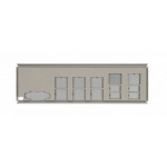 Supermicro MCP-260-00083-0N computer case part Rack I/O shield