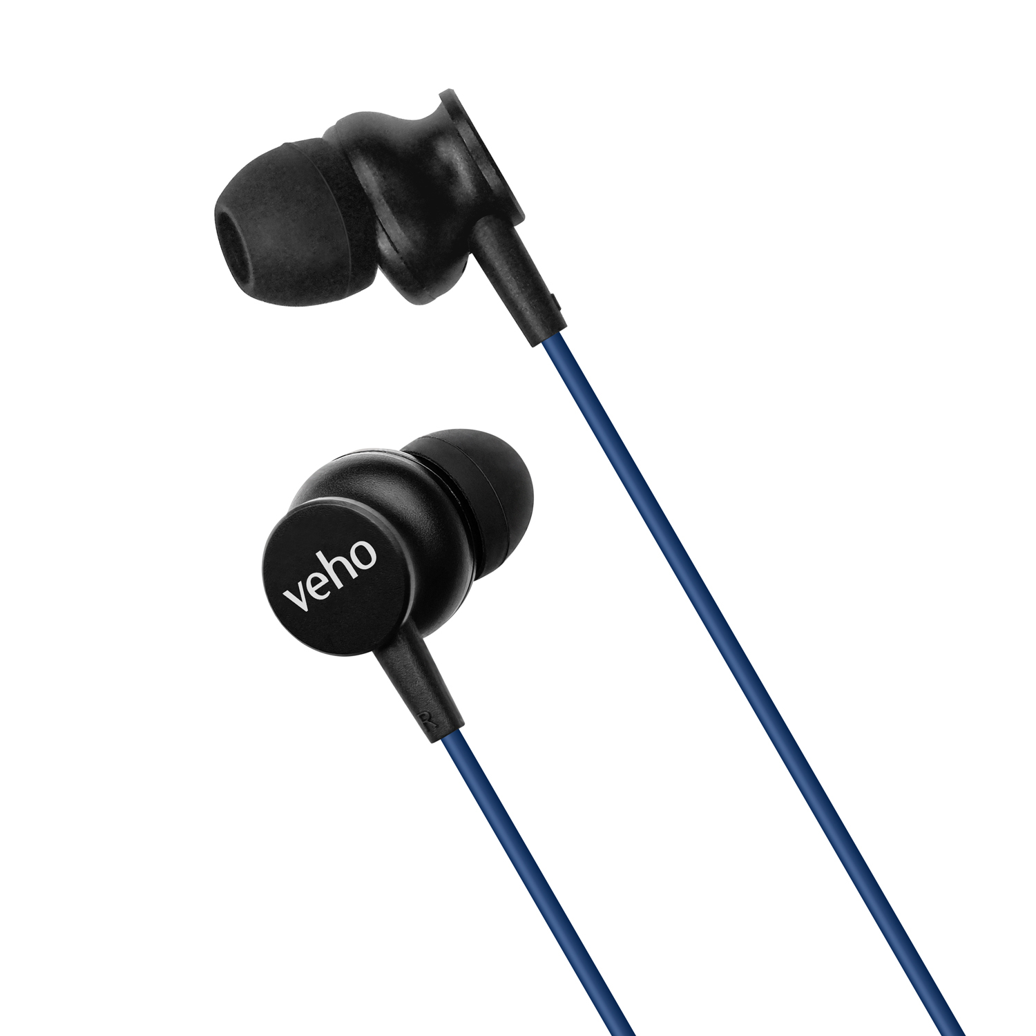 Veho Z-3 In-Ear Stereo Headphones with Built-in Microphone and Remote Control  Black (VEP-104-Z3-B)