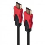 Maclean MCTV-706 HDMI cable 1.8 m HDMI Type A (Standard) Black, Red