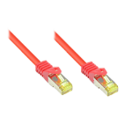 Alcasa 0.15m Cat7 RJ-45 netwerkkabel Rood 0,15 m S/FTP (S-STP)