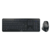 CHERRY Stream desktop ultimate keyboard Mouse included Home/Office USB + RF Wireless + Bluetooth AZERTY French Black