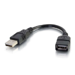 C2G 52119 USB cable 5.91" (0.15 m) USB2.0-A Black