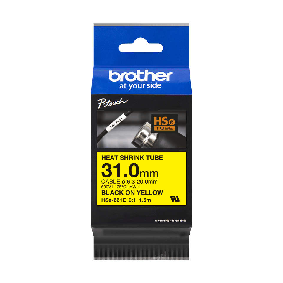 Photos - Other consumables Brother HSe-661E printer ribbon Black HSE661E 