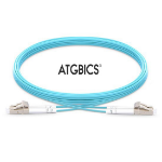 ATGBICS LC-LC OM3, HPE AJ835A Compatible Fibre Optic Cable, Multimode, Duplex, Aqua, 2m