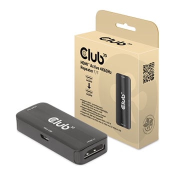 CLUB3D HDMI Active 4K60Hz Repeater F/F