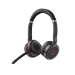 Jabra Evolve 75 UC Stereo Headset Wired & Wireless Head-band Office/Call center Micro-USB Bluetooth Black, Red