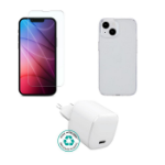 eSTUFF ES-KIT-IPH14 oplader voor mobiele apparatuur Mobiele telefoon Transparant, Wit AC Binnen