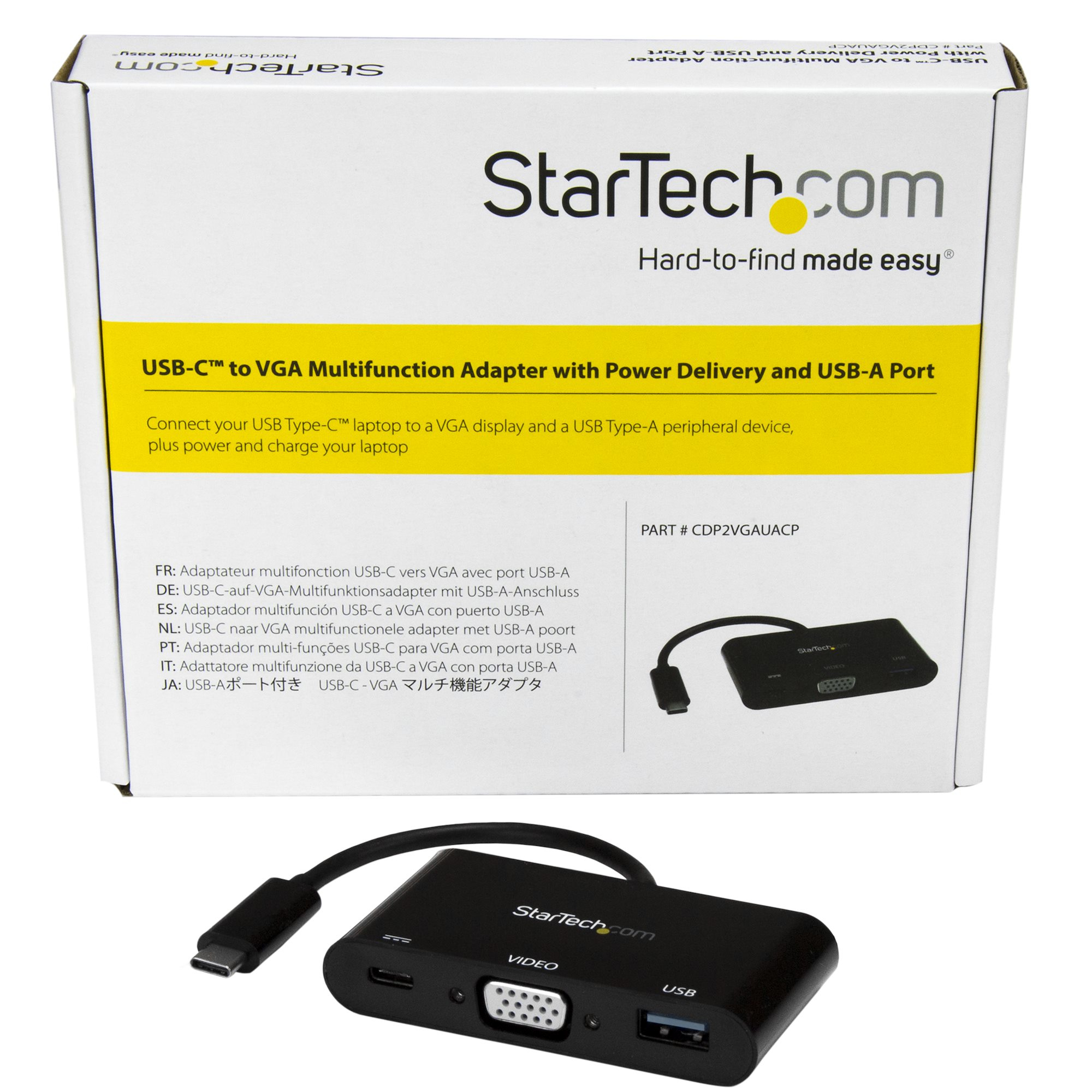 StarTech-com-USB-C-VGA-Multiport-Adapter---USB-3-0-Port---60W-PD