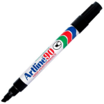 ARTLINE 90 PERMANENT MARKER 2-5MM CHISEL BLACK