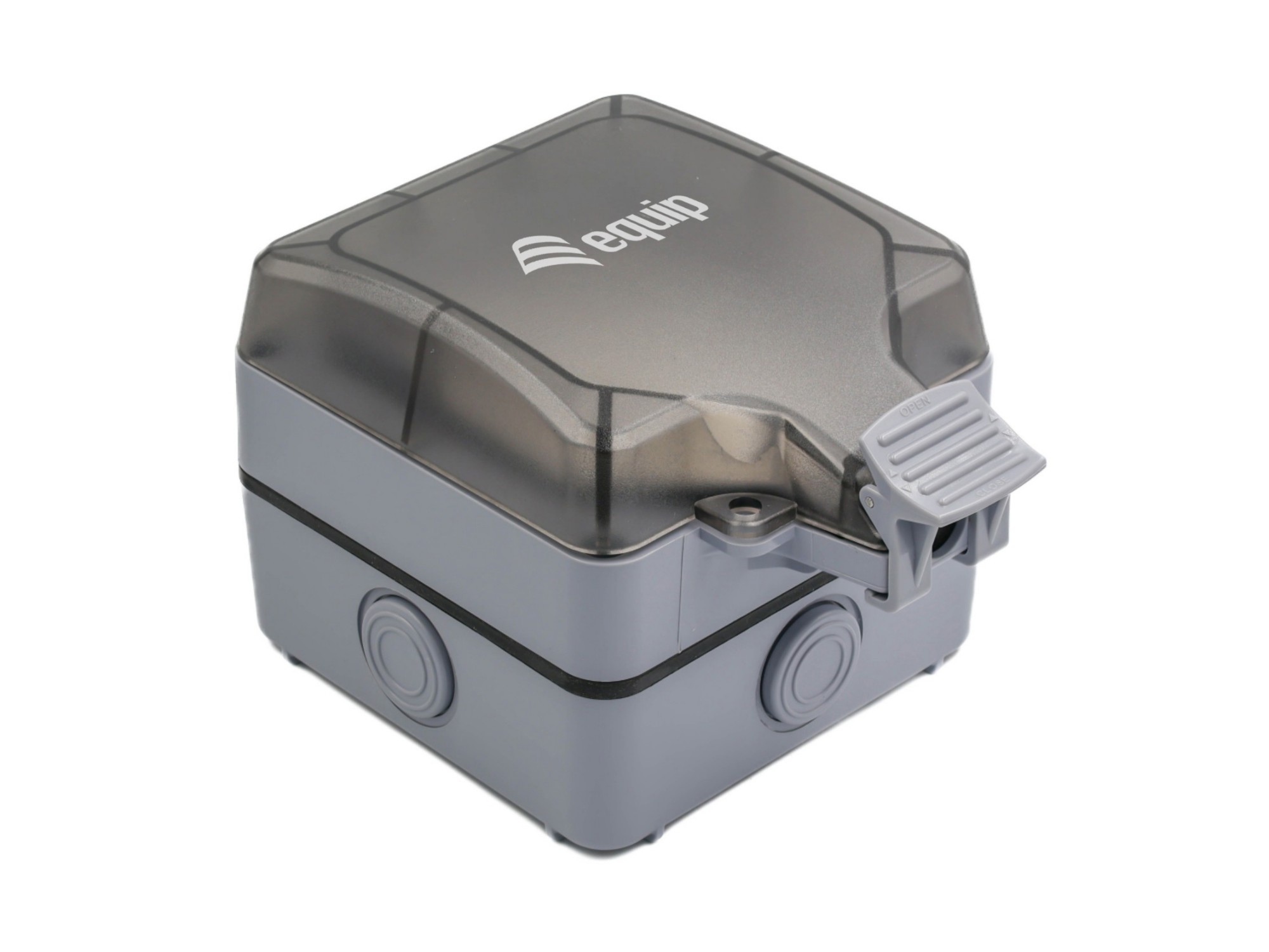 EU Product - Aufputzdose  1-Port Keystone ungeschirmt outdoor  grau