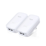 TP-LINK AV1000 Ethernet LAN White 2pc(s) PowerLine network adapter
