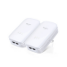 TP-LINK AV1000 Ethernet LAN White 2pc(s) PowerLine network adapter