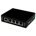StarTech.com IES51000 network switch Unmanaged Gigabit Ethernet (10/100/1000) Black