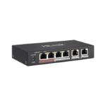HiLook NS-0106P-35 network switch Unmanaged Fast Ethernet (10/100) Power over Ethernet (PoE) Black