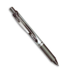 Pentel Energel XM Klick Clip-on retractable pen Black 12 pc(s)