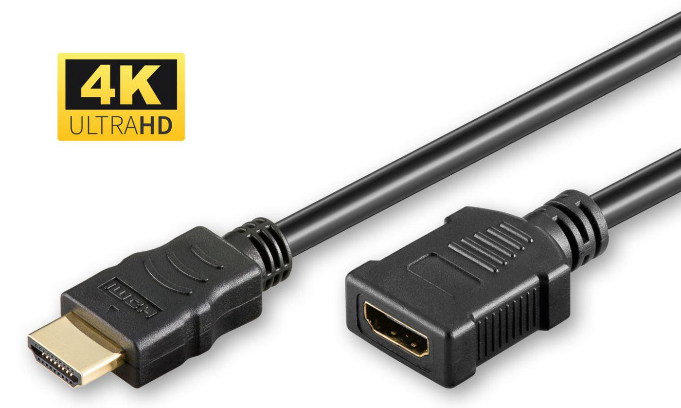 Image of Microconnect HDMI High Speed extension cable, 0,5m