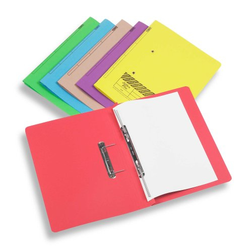 Image of Rexel Jiffex Foolscap Transfer File Green (50)