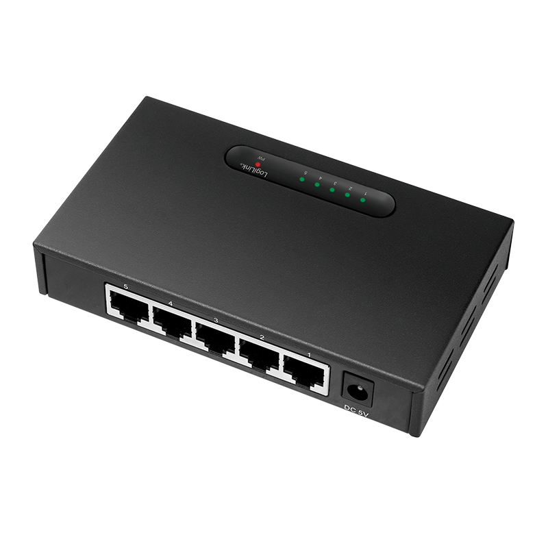 Image of LogiLink NS0110 network switch Gigabit Ethernet (10/100/1000) Black
