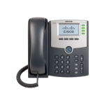 Cisco SPA504G, Refurbished IP phone Black 4 lines LCD