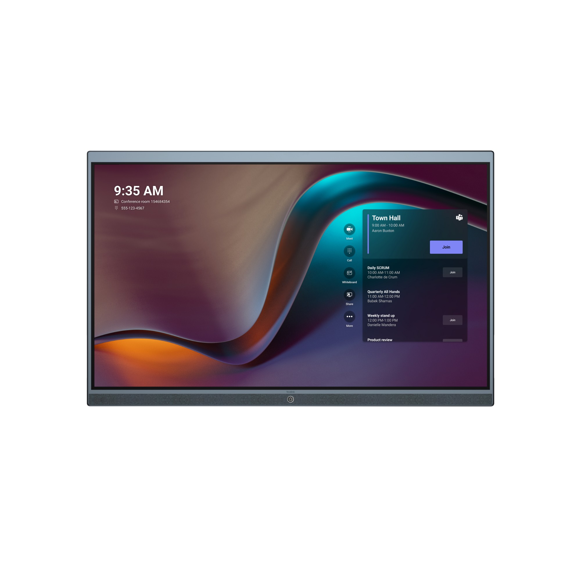 Image of Yealink Extended Touchscreen for MeetingBoard65 - ETV65