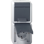 GIRA 4780 30 socket-outlet Schuko Grey