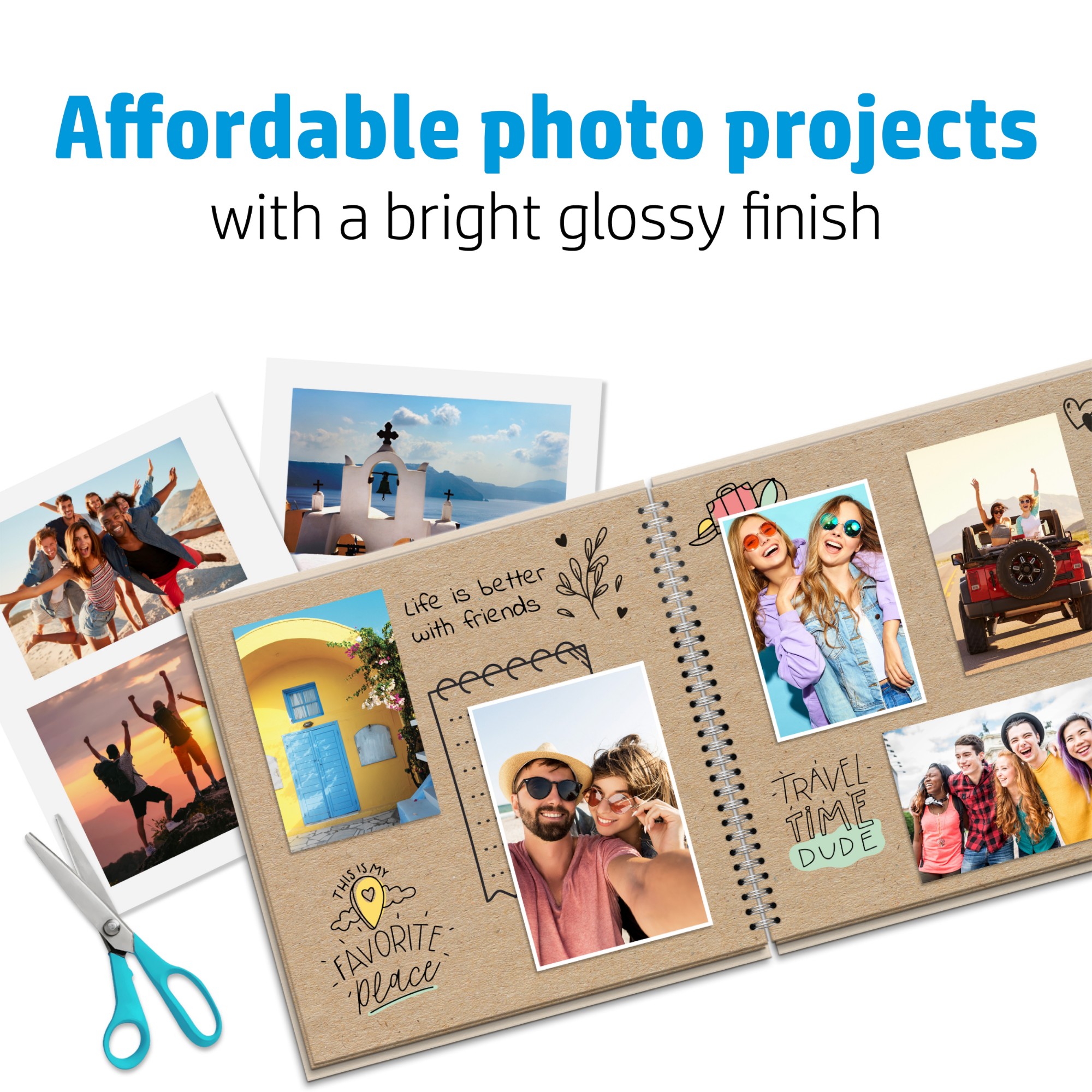HP Everyday Photo Paper, Glossy, 200 g/m2, A4 (210 x 297 mm), 25 sheets