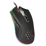 GAMEMAX Razor RGB Gaming Mouse Wired, 8D Optical, 8 Buttons, 6400 DPI Adjustable, Customisable RGB Lighting, Ergonomically Designed, The Perfect Gaming Mouse for PC or Laptop | Black