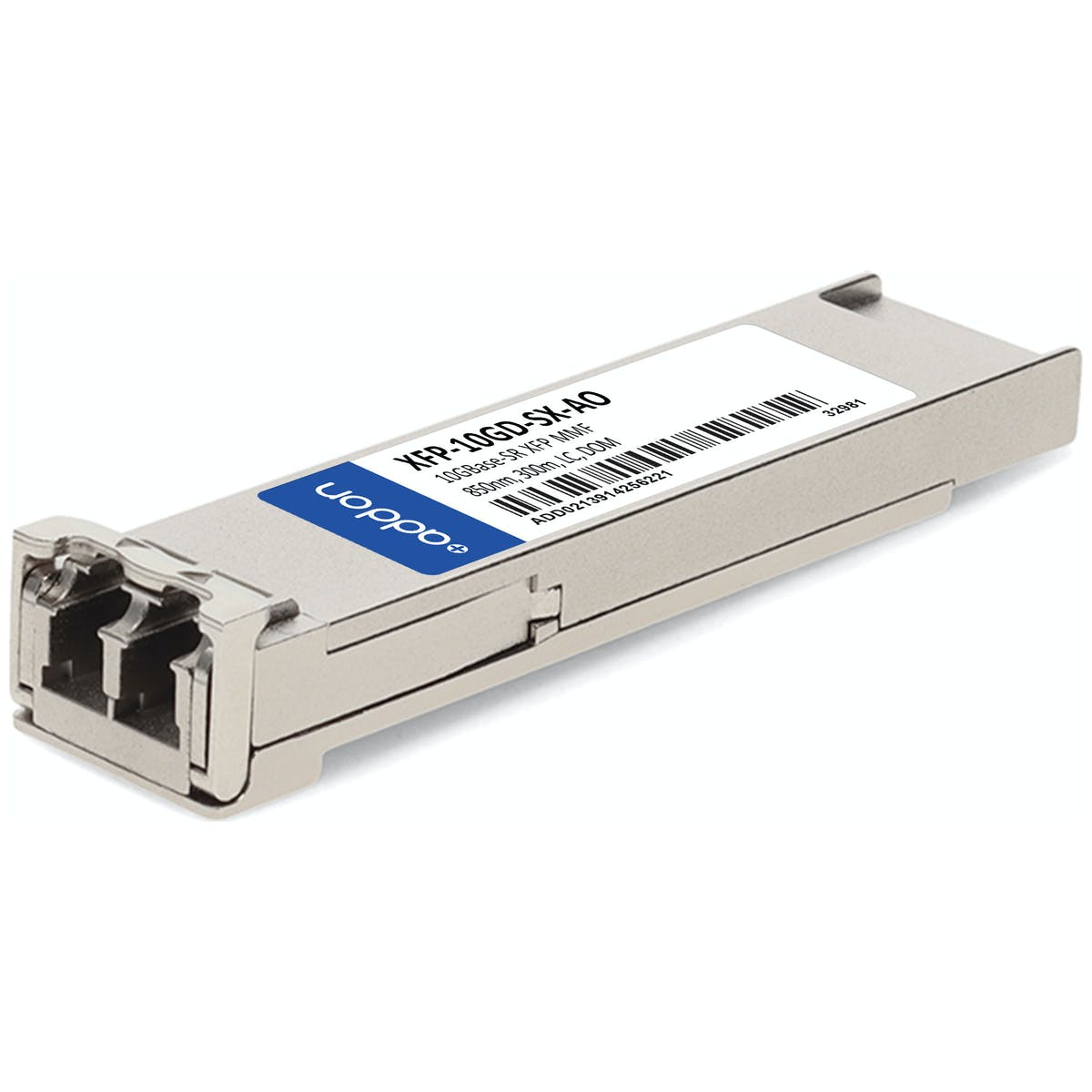 AddOn Networks XFP-10GD-SX-AO Compatible 10G XFP 300 m TAA Compliant Transceiver AddOn Networks XFP-10GD-SX-AO Compatible 10G XFP 300 m TAA Compliant Transceiver