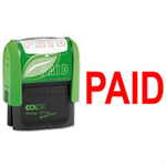 Colop WORD STAMP GREEN LINE PAID