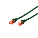 Digitus 15m Cat6 U/UTP networking cable Green U/UTP (UTP)