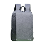 Acer Vero OBP sac à dos Sac à dos normal Gris Plastique, Polyéthylène téréphthalate (PET), Polyester recyclé